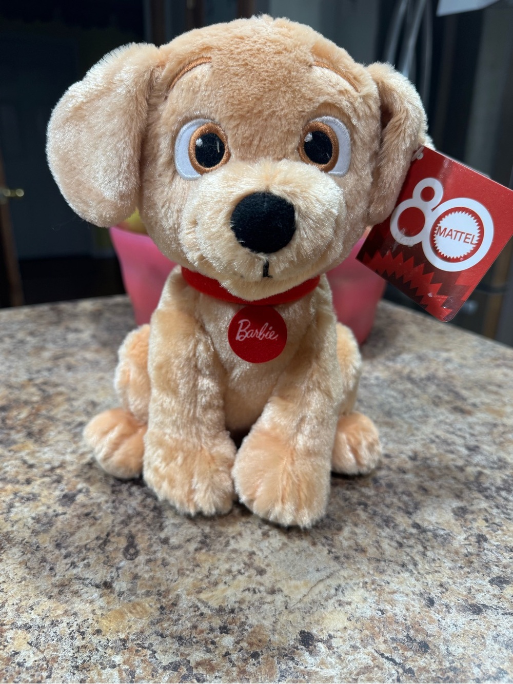 Kohls Cares Mattel 80th Barbie Plush Dog NWT